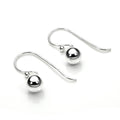 Sterlingsilber 5 mm Ohrhänger