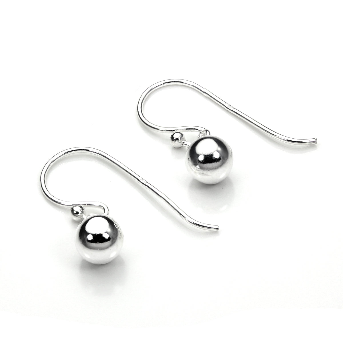 Sterlingsilber 5 mm Ohrhänger