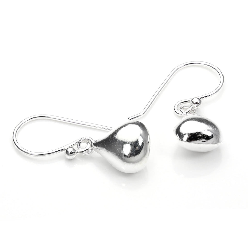 Sterlingsilber Birne Ohrhänger