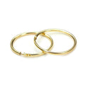 9 Karat Gelbgold 13 mm Creolen Ohrringe