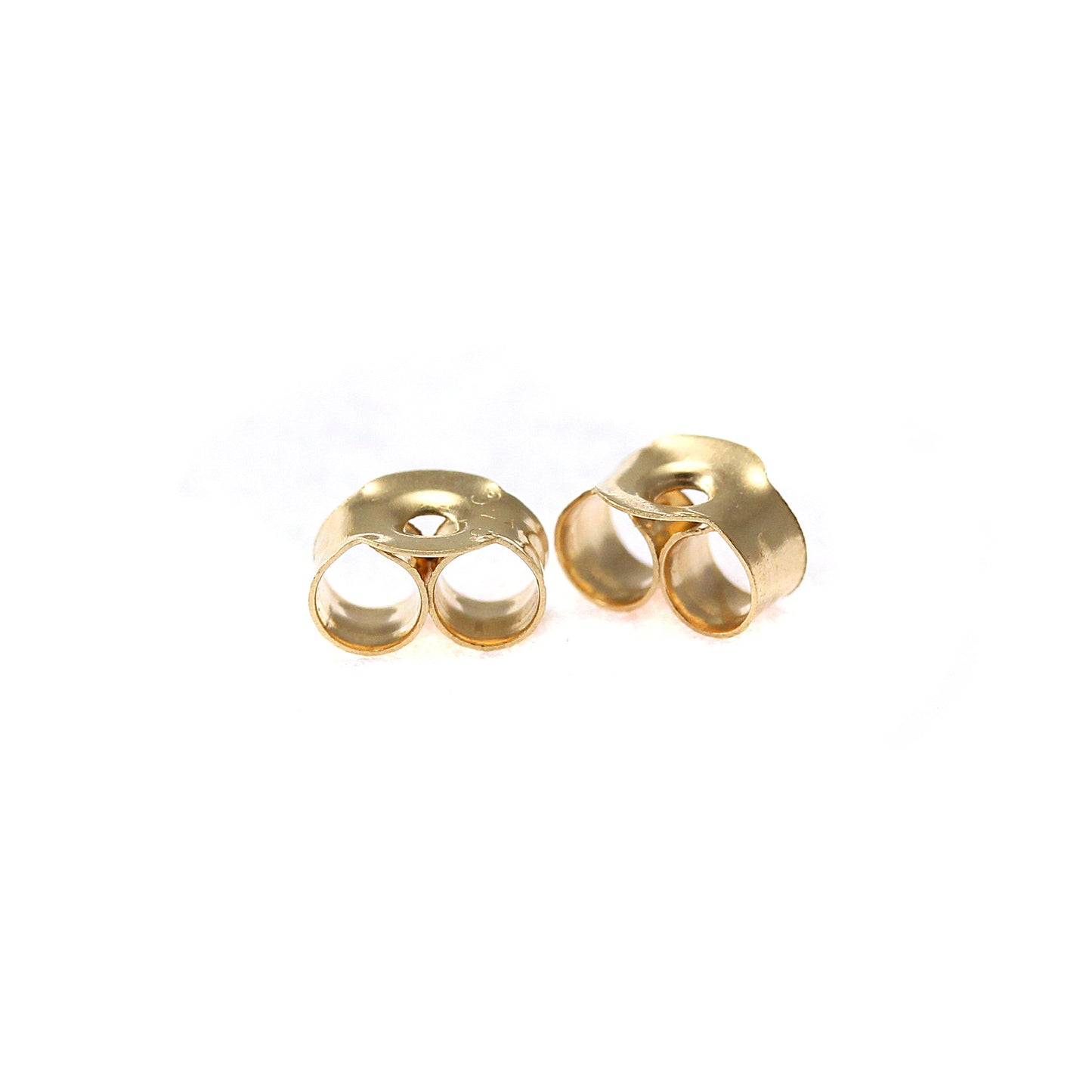 9 Karat Gold Schmetterlingsverschlüsse für Ohrstecker 3 mm 4 mm 5 mm