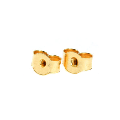 9 Karat Gold Schmetterlingsverschlüsse für Ohrstecker 3 mm 4 mm 5 mm