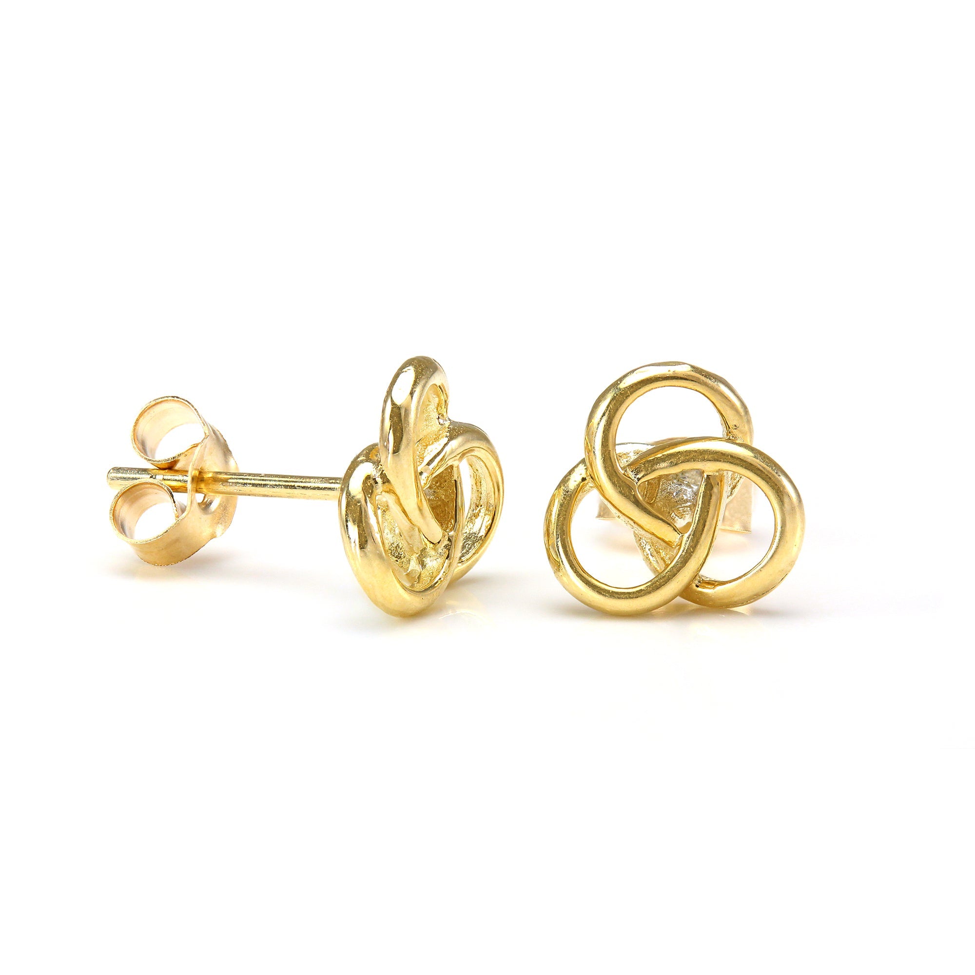 9 Karat Gold Keltischer Knoten Ohrstecker