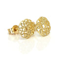9 Karat Gold 7 mm Rund Keltischer Knoten Ohrstecker