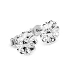 Ohrstecker aus Sterlingsilber mit Blume