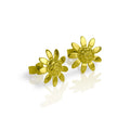 9 Karat Gold Sonnenblume Ohrstecker