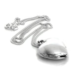 Sterlingsilber Engel-Flügel-Medaillon-Halskette an Kette