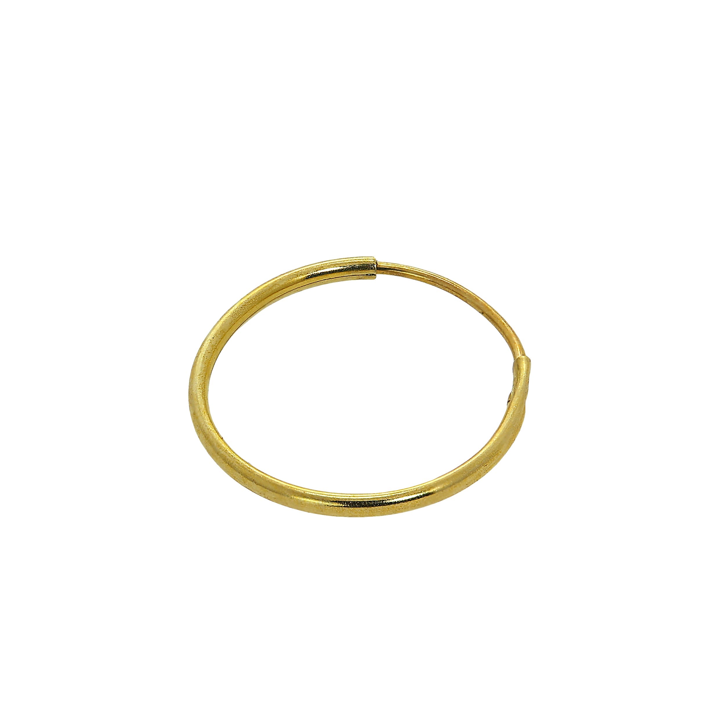 9 Karat Gold 10 mm Leicht Nasenring