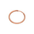 9 Karat Roségold 14 mm Einzel Creolen Ohrring
