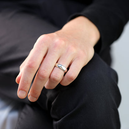 Sterlingsilber 7mm Ehering