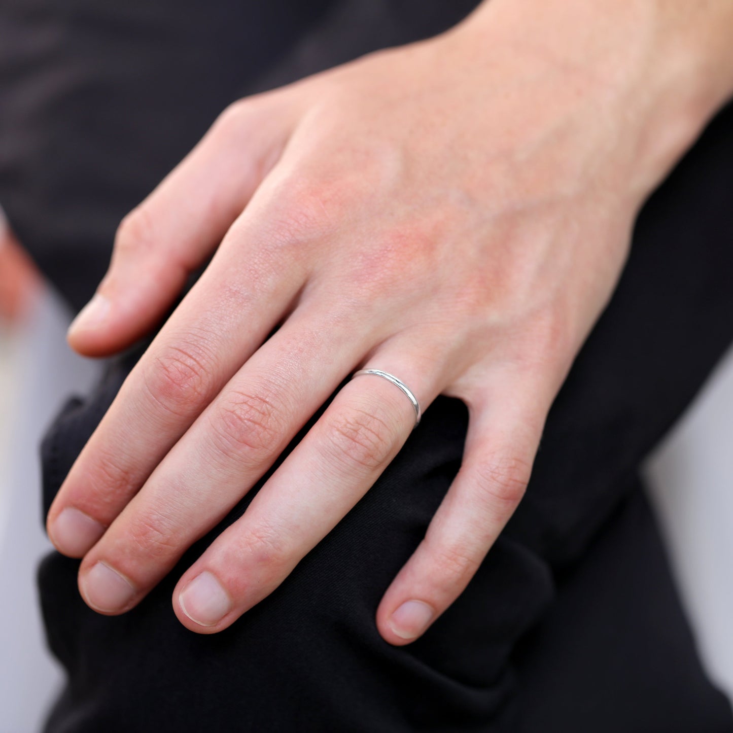 Sterling Silber 2 mm schlichter Ehering