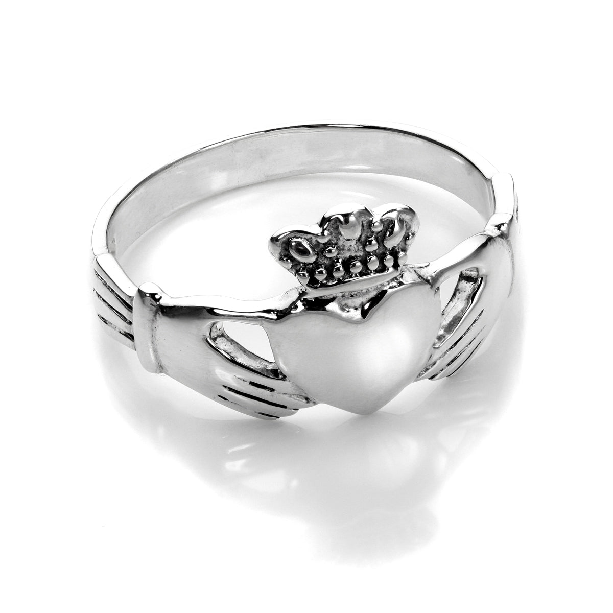 Sterlingsilber Claddagh Ring