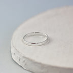 Sterlingsilber 2 mm Verstellbar Einfach Zehenring