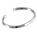 Schlichter Armreif aus Sterlingsilber, 4 mm