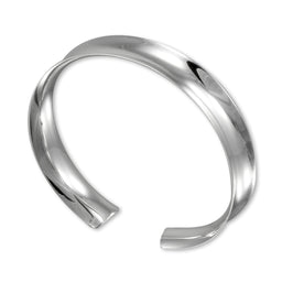 Sterlingsilber Konkav Armreif