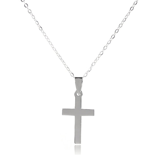 Sterling Silver Plain Cross Pendant