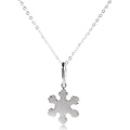 Weihnachtsanhänger aus Sterlingsilber mit Schneeflocke