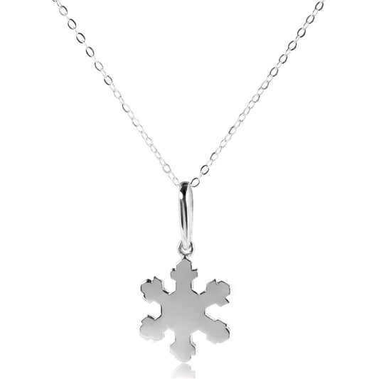 Weihnachtsanhänger aus Sterlingsilber mit Schneeflocke
