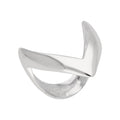 Sterlingsilber Wishbone Ring – Größe J – U