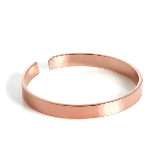 Rosévergoldet Sterlingsilber Einfach 2mm Band Zehenring