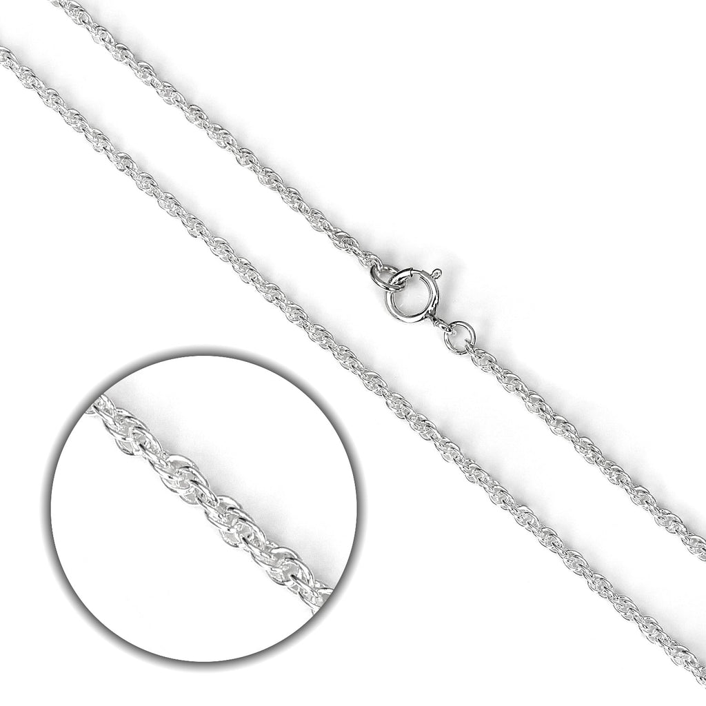 Sterlingsilber Prince of Wales Kette 16 -24 Zoll