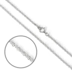 Sterlingsilber Prince of Wales Kette 16 -24 Zoll