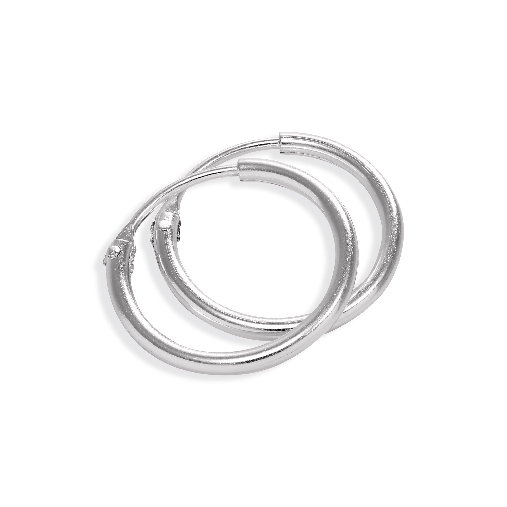 Sterlingsilber Reif-Ohrringe