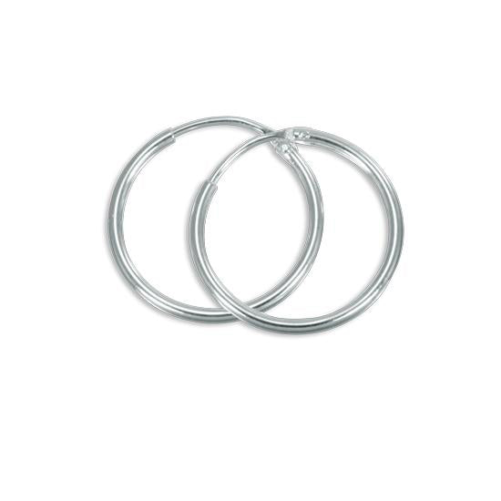Sterlingsilber Reif-Ohrringe