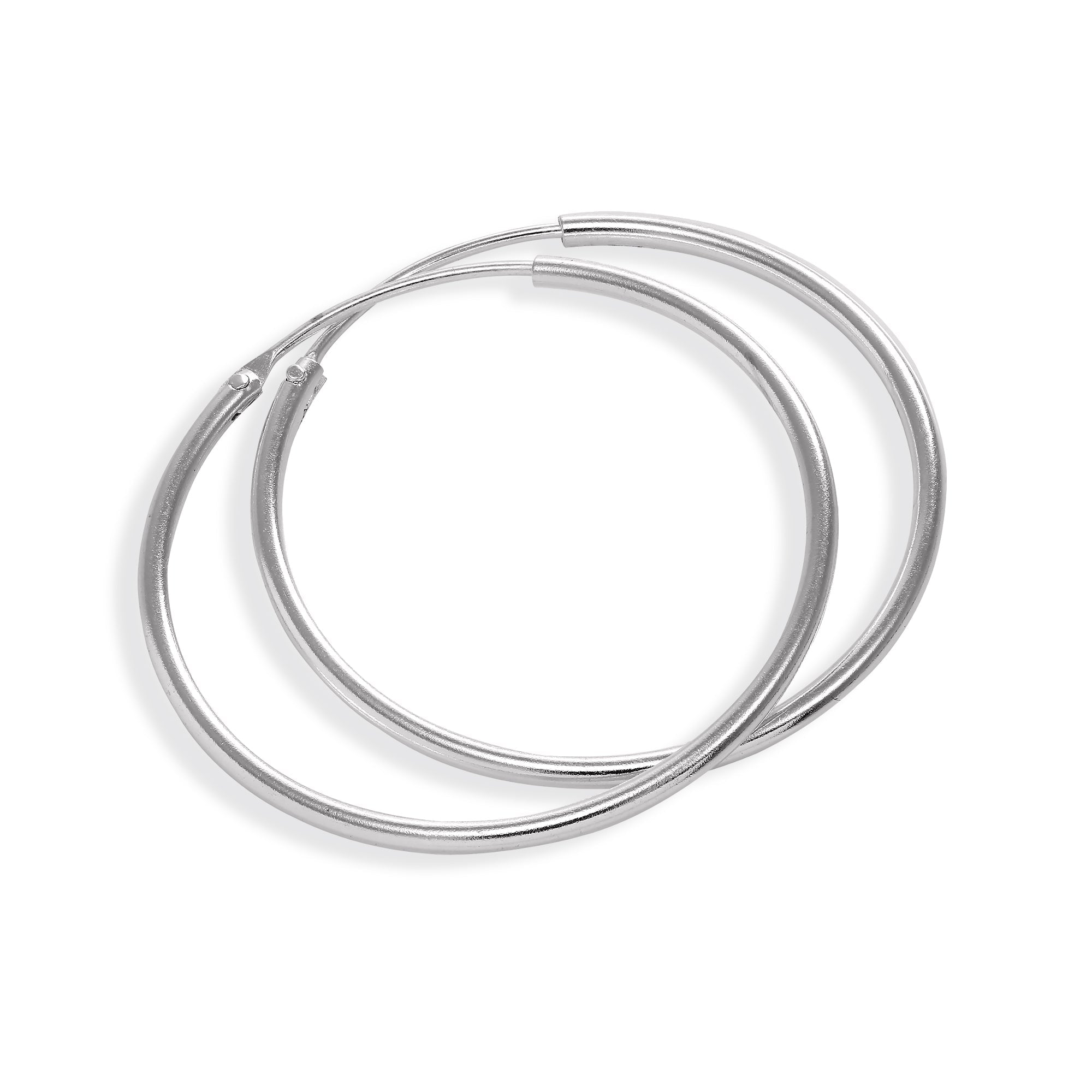Sterlingsilber Reif-Ohrringe