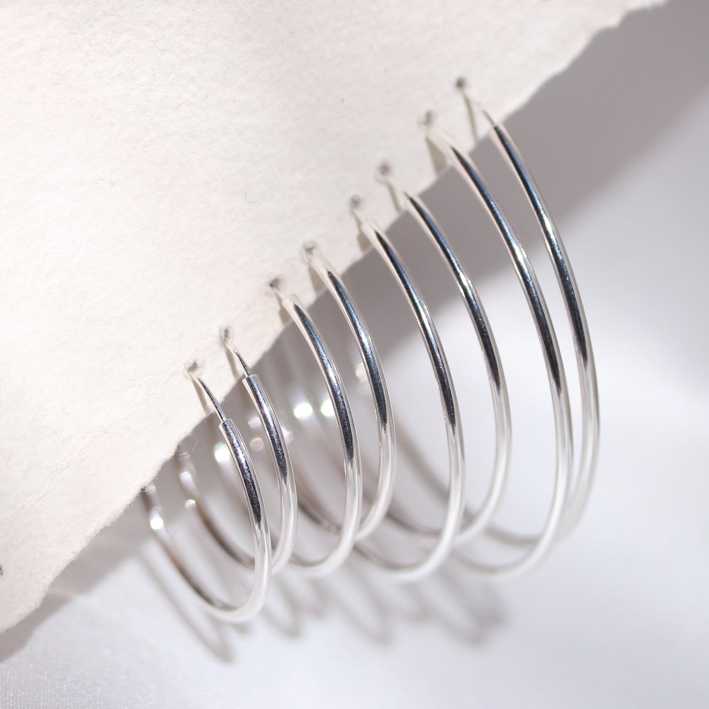 Sterling Silber 1,5 mm Ohrringe