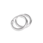 Sterlingsilber Reif-Ohrringe