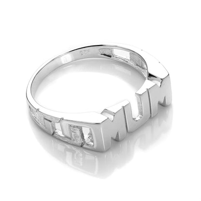 Sterlingsilber 'Mum' Ring