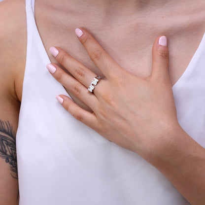 Mutter-Ring aus Sterlingsilber