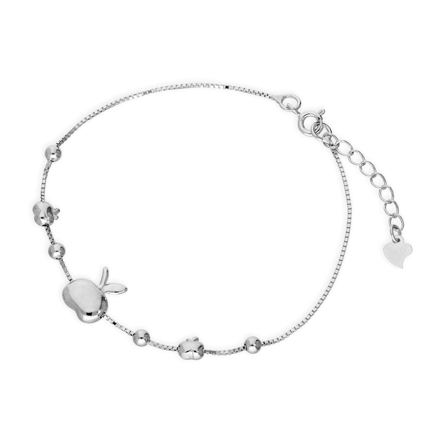 Sterlingsilber Äpfel Armband