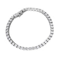 Sterlingsilber & Klar CZ Kristall Tennis Armband