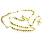 9 Karat Gold Schwer Rosenkranz Halskette