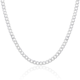Panzerkette und Armband aus Sterlingsilber