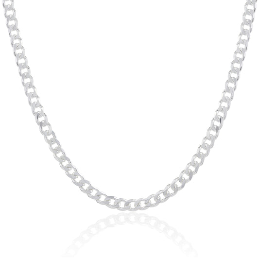 Panzerkette und Armband aus Sterlingsilber