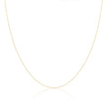Kordelkette aus 9 Karat Gold, 40 - 45 cm