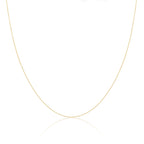 Kordelkette aus 9 Karat Gold, 40 - 45 cm