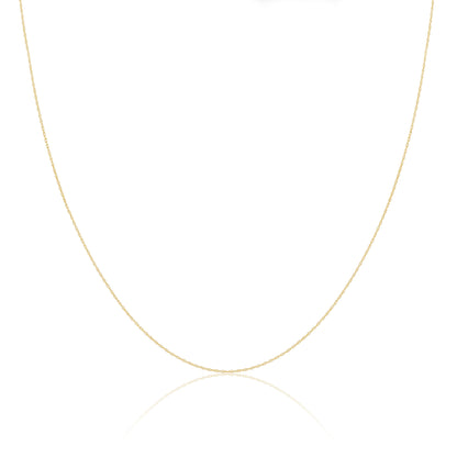 9ct Gold Seilkette 16 - 18 Zoll