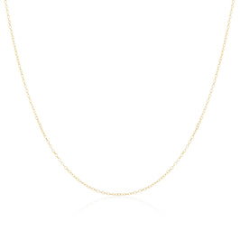 Trace-Kette aus 9 Karat Gold, 40–50 cm