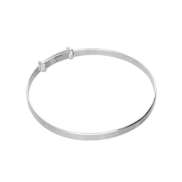 Sterlingsilber Einfach Verstellbar Mädchen Armreif