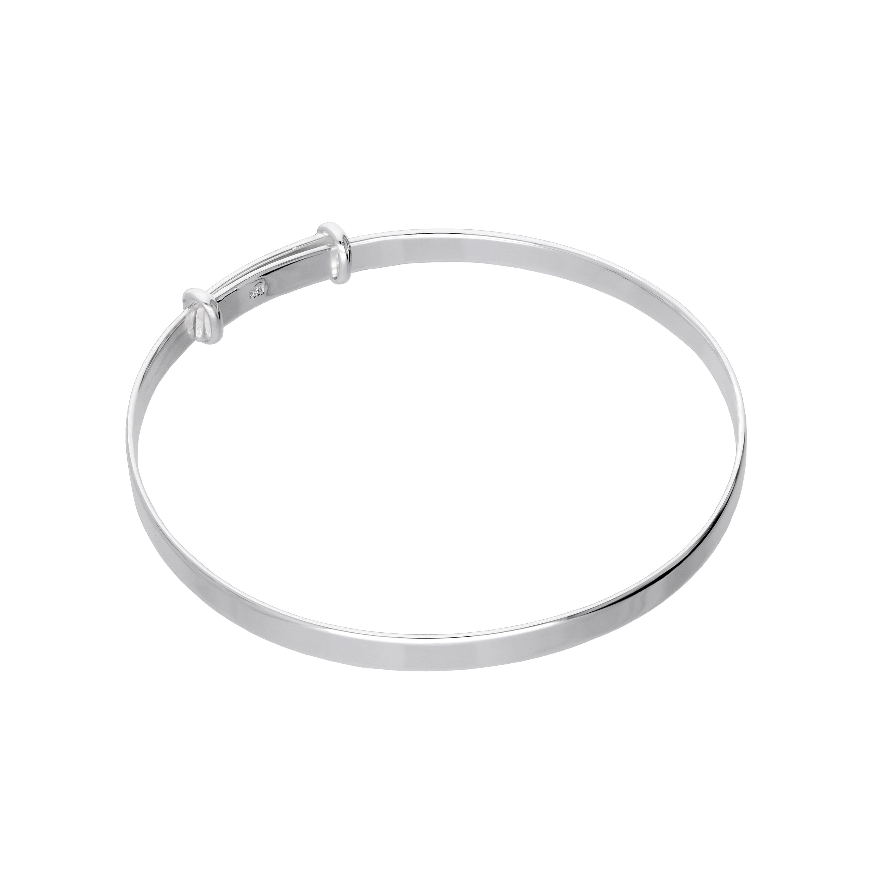 Sterlingsilber Einfach Verstellbar Mädchen Armreif