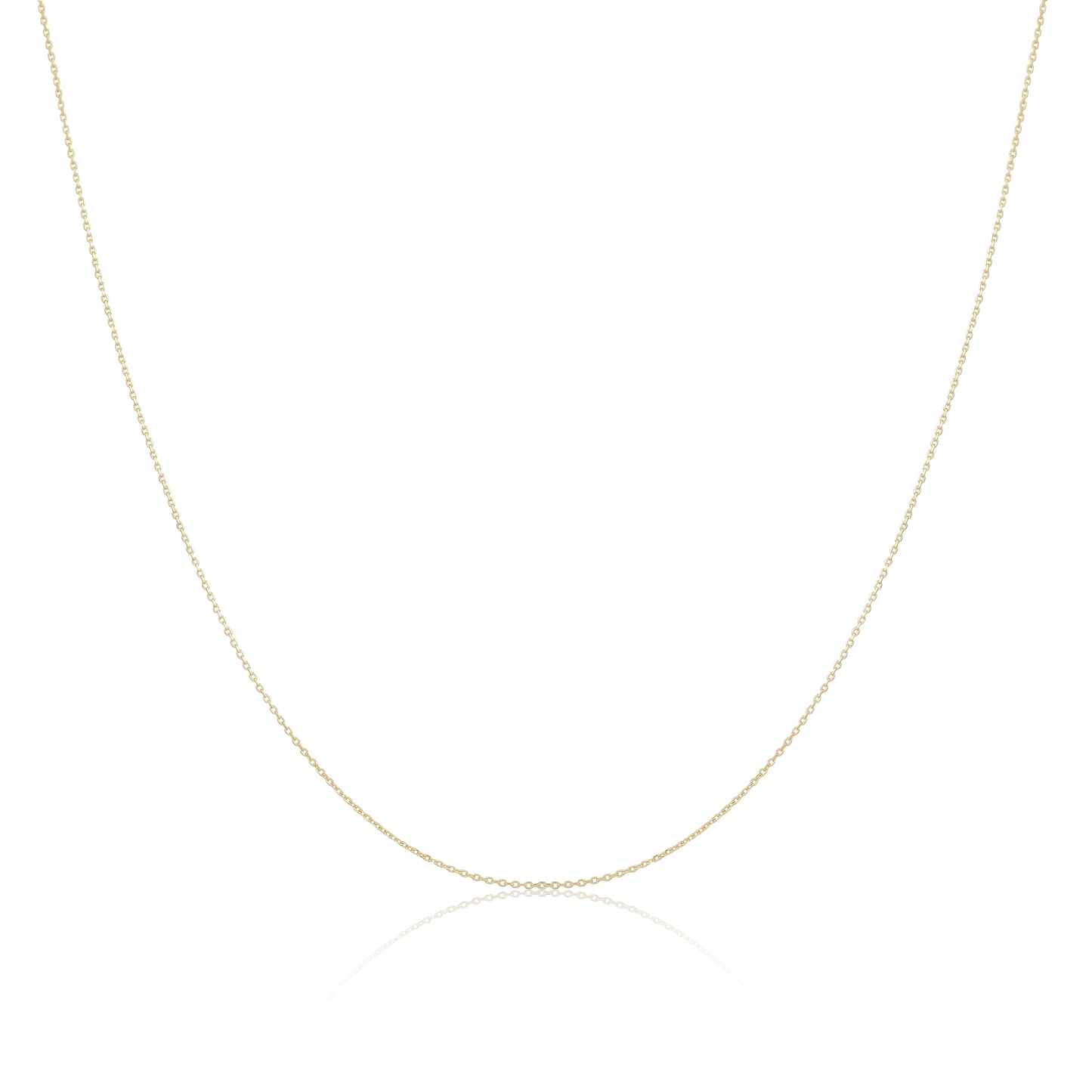 9ct Gelbgold Belcher Kette