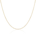 9-karätige Gelbgold-Singapur-Kette, 16–22 Zoll