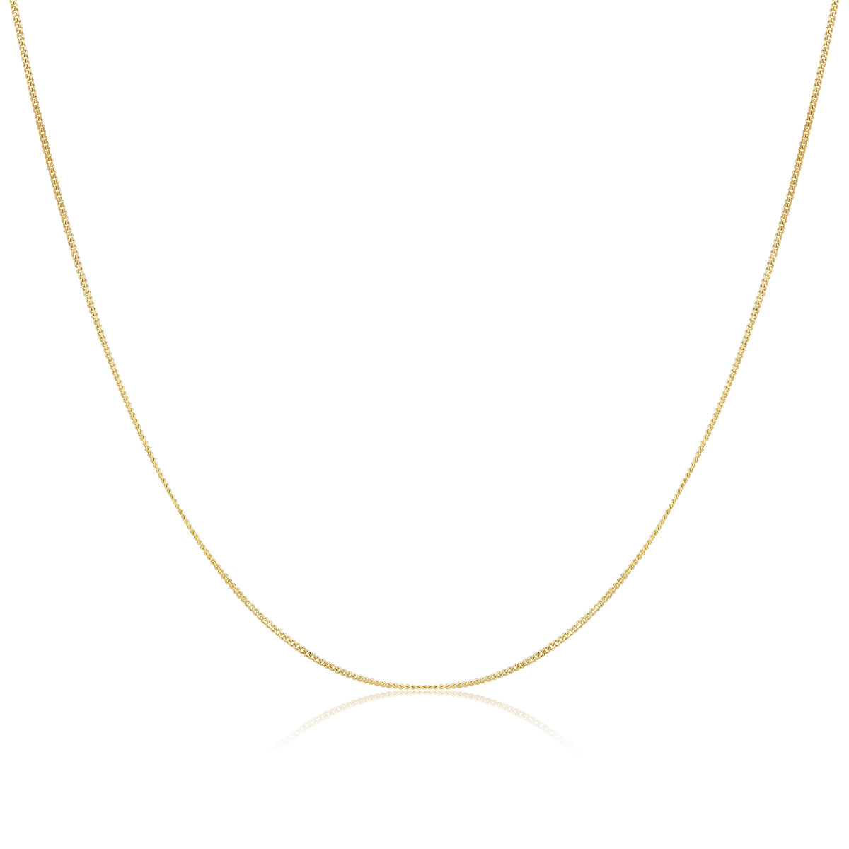 9 Karat Gelbgold-Diamantschliff-Kette