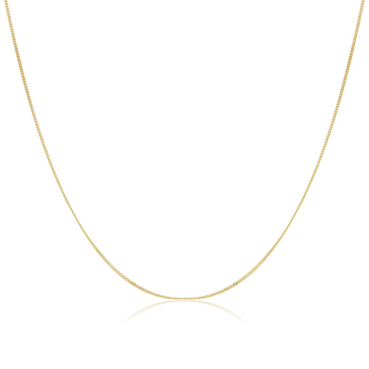 9 Karat Gelbgold-Diamantschliff-Kette