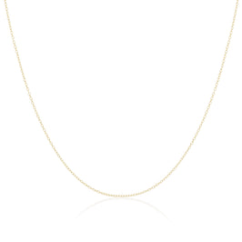 9-karätige Gelbgold-Trace-Kette 40–45 cm