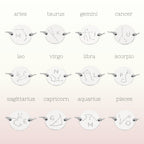 Personalisiertes Sterlingsilber Konstellation Initialen Armband